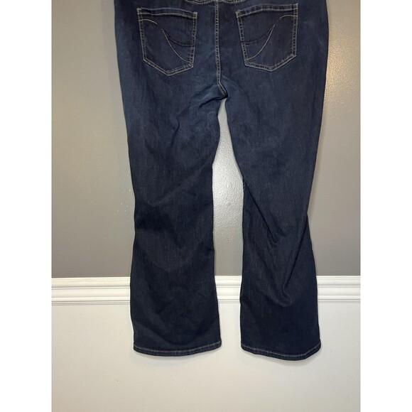 Lane Bryant Jeans Womens 28 Bootcut Dark Wash Genius Fit Stretch Plus Size - Picture 5 of 7